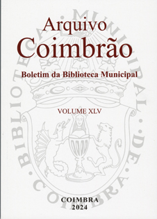 ARQUIVO COIMBRÃO: BOLETIM DA BIBLIOTECA MUNICIPAL DE COIMBRA